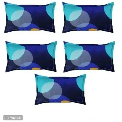 KIHome Microfiber 144 TC Pillow Cover, 17"" x 27"" Inch, Pack of 5pcs Color- Multicolor