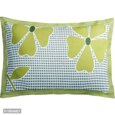 KIHOME Printed Microfibre Pillow Covers & Pillow Case (Set of 2 pcs Pillow Covers) (Green Fruti)-thumb3