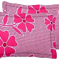 KIHOME Beautiful Microfiber Floral Colorful Pillow Cover - Pack of 3-thumb1