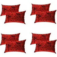 KIHOME Printed Microfibre Pillow Covers  Pillow Case (Set of 2 pcs Pillow Covers) (Gulab)-thumb4