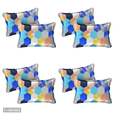 KIHOME Beautiful Microfiber Floral Colorful Pillow Cover - Pack of 4