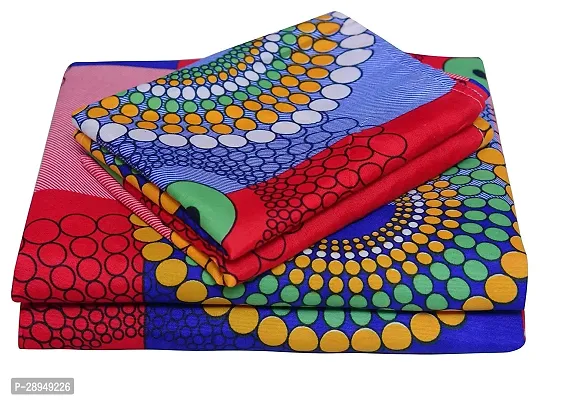 Printed Double Bedsheet  With 2 Pillow Cover-thumb2