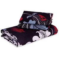 Printed 1  Double Bedsheet With 2 Pillow Covers-thumb2