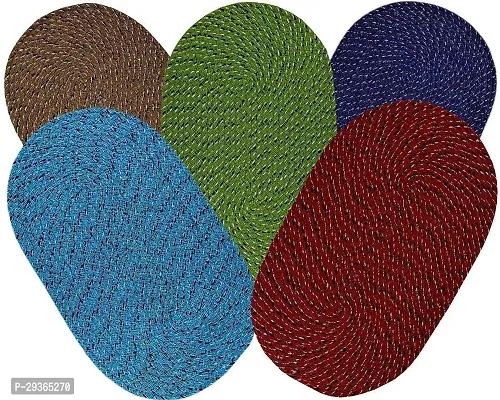 Beautiful Door Mats-Pack of 5 pcs, Multicolor