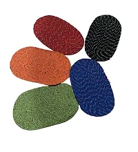 Beautiful Door Mats-Pack of 5 pcs, Multicolor-thumb1