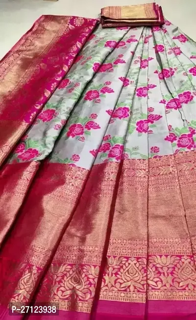 Stylish Pink Art Silk Jacquard Lehenga With Choli And Dupatta Set For Women-thumb3