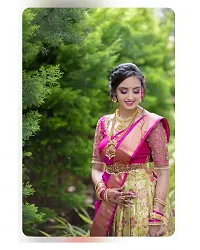 Stylish Pink Art Silk Jacquard Lehenga With Choli And Dupatta Set For Women-thumb2