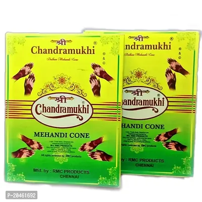 Chandramukhi Arabic Henna Big mehendi cone mehandi with Harbal Extracts For Nail  Hand (768g) (Combo box of 2)