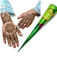 Chandramukhi Arabic Henna Big mehendi cone mehandi with Harbal Extracts For Nail  Hand (768g) (Combo box of 2)-thumb2