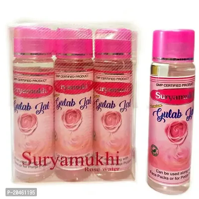 Suryamukhi Premium Rose Water ? Natural, 720 ml (6 pack per box) | rose water spray for face | rose water for face | gulab jal rose water for skin | rose water toner for face-thumb0