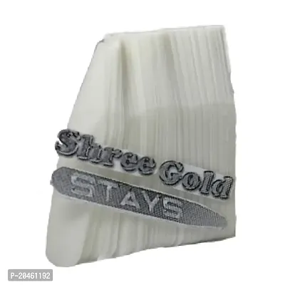 Shree Gold 500 Pieces Collar Bones Stiffeners Stays Inserts for Men Women Formal Dress Shirts Plastic White 1.5(500)-thumb0