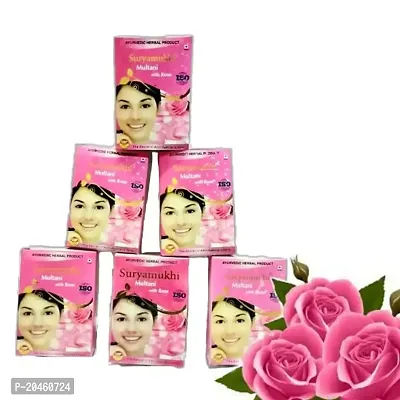 Suryamukhi Multani with Herbal Powder Rose flavour Cleanses the skin and improve Blood Circulation (Export QUALITY) 600G (Rose)-thumb3