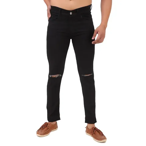 Mens Trendy Distressed Denim Jeans At Best Price