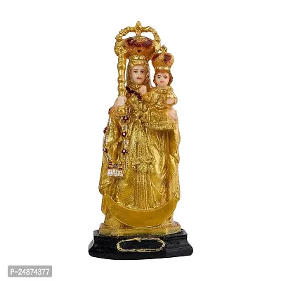 Beautiful Holy Mother Our Lady of Good Health Velankanni Matha Showpiece Idol Christian Statues Mother Mary Figurine Home Decor Gift for House Warming-thumb0