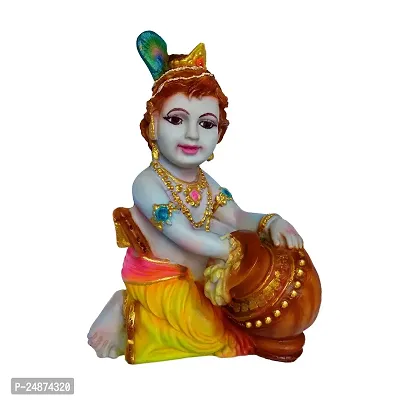 Beautiful 9 Inch Handcrafted Vennakannan showpiece Idol Decorative Statue Figurine for Home Decor Craft Gifts for House Warming for Living Room