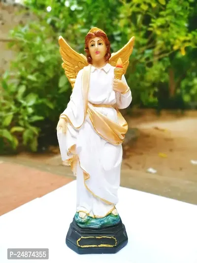 Beautiful 1 Feet Guardian Angel showpiece Idol Catholic Wall Decorative Christian Statues Figurine for Home Decor Craft Gifts for House Warming for Living Room