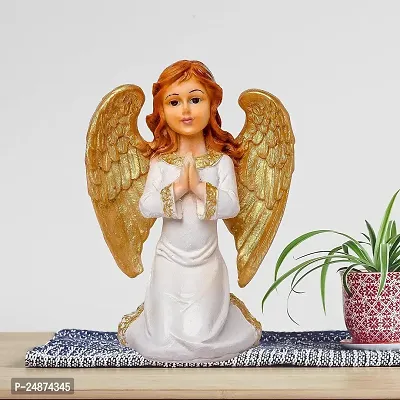 Beautiful Angel showpiece Idol Catholic Wall Decorative Christian Statues Figurine for Home Decor Craft Gifts for House Warming for Living Room-thumb0