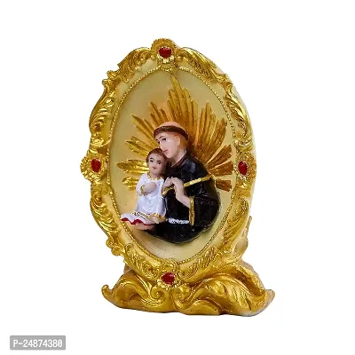 Beautiful St Anthony Statue for Home Decor Showpiece Christian Statues God Idol Catholic Saint Decorative Figurine Gifts for House Warming-thumb2