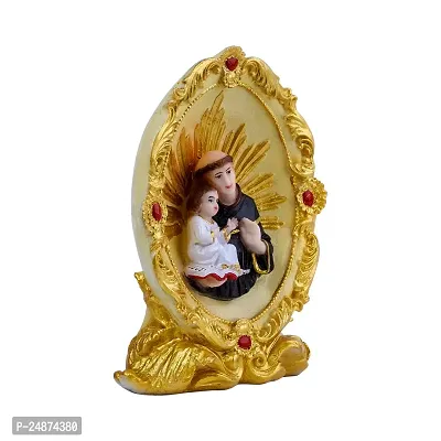 Beautiful St Anthony Statue for Home Decor Showpiece Christian Statues God Idol Catholic Saint Decorative Figurine Gifts for House Warming-thumb4