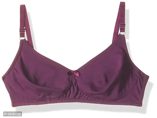 Stylish Purple Cotton Blend  Bras For Women-thumb0