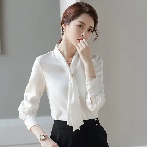 Trendy Korean Tops With Extended Sleeves For Women