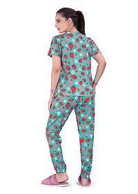 Classic Printed Top and Pajama Nightwear for Women-thumb3