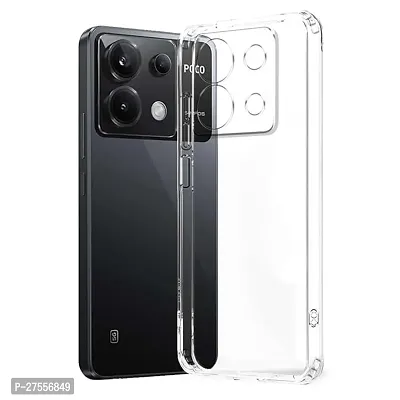 Transparent Back Case Cover For Poco X6 5G/Redmi Note 13 Pro 5G