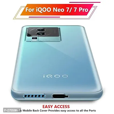 Transparent Back Case Cover For iQOO Neo 7 5G/iQOO Neo 7 Pro 5G-thumb3