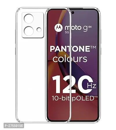 Transparent Back Case Cover For Moto G84 5G