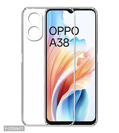 Transparent Back Case Cover For Oppo A38