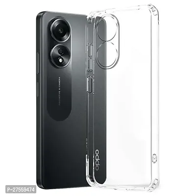 Transparent Back Case Cover For Oppo A58 4G-thumb0