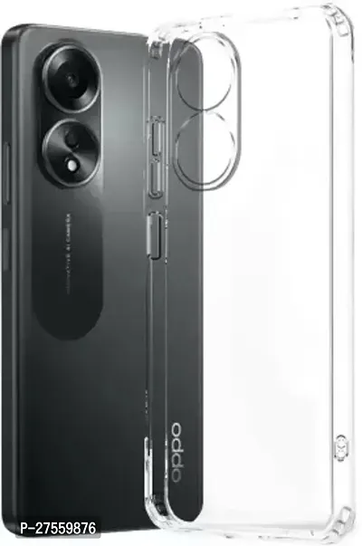 Transparent Back Case Cover For Oppo A18