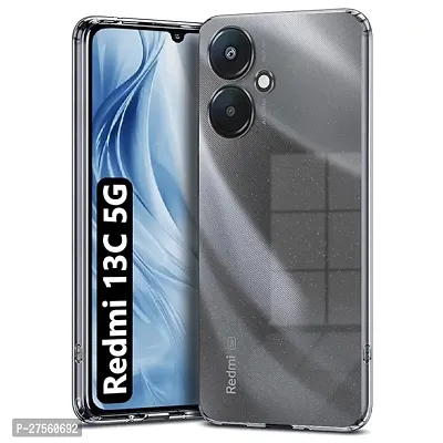 Transparent Back Case Cover For Redmi 13C 5G (Transparent, Grip Case, Silicon)-thumb2