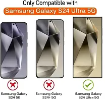 Transparent Back Case Cover For Samsung Galaxy S24 Ultra 5G (Transparent, Grip Case, Silicon)-thumb3