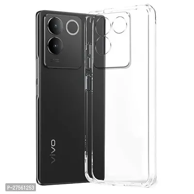 Transparent Back Case Cover For Vivo T2 Pro 5G (Transparent, Grip Case, Silicon)