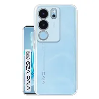 Transparent Back Case Cover For Vivo V29 5G (Transparent, Grip Case, Silicon)-thumb2