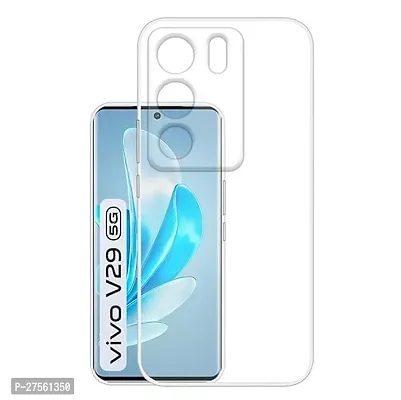 Transparent Back Case Cover For Vivo V29 5G (Transparent, Grip Case, Silicon)-thumb2