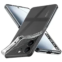 Transparent Back Case Cover For Vivo V29 Pro 5G (Transparent, Grip Case, Silicon)-thumb1