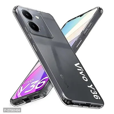 Transparent Back Case Cover For Vivo Y36 (Transparent, Grip Case, Silicon)-thumb4