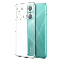 Transparent Back Case Cover For Infinix Hot 20 Play (Transparent, Grip Case, Silicon)-thumb3