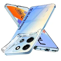 Transparent Back Case Cover For Infinix Note 30 5G (Transparent, Grip Case, Silicon)-thumb1