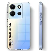 Transparent Back Case Cover For Infinix Note 30 5G (Transparent, Grip Case, Silicon)-thumb2