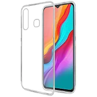 Transparent Back Case Cover For Infinix Hot 8 (Transparent, Grip Case, Silicon)-thumb3