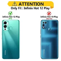 Transparent Back Case Cover For Infinix Hot 12 Play (Transparent, Grip Case, Silicon)-thumb2