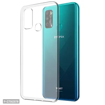 Transparent Back Case Cover For Infinix Smart 4 Plus (Transparent, Grip Case, Silicon)-thumb2