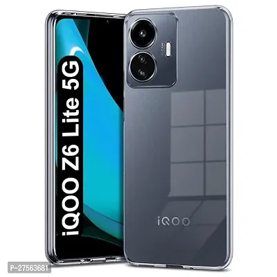 Transparent Back Case Cover For iQOO Z6 Lite 5G