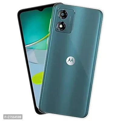 Transparent Back Case Cover For Motorola E13 (Transparent, Grip Case, Silicon)