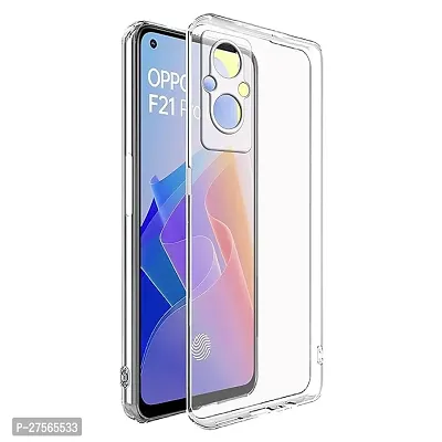 Transparent Back Case Cover For Oppo F21 Pro 5G (Transparent, Grip Case, Silicon)