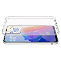 Transparent Back Case Cover For Oppo F21 Pro 5G (Transparent, Grip Case, Silicon)-thumb1