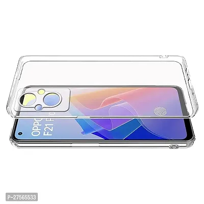 Transparent Back Case Cover For Oppo F21 Pro 5G (Transparent, Grip Case, Silicon)-thumb2